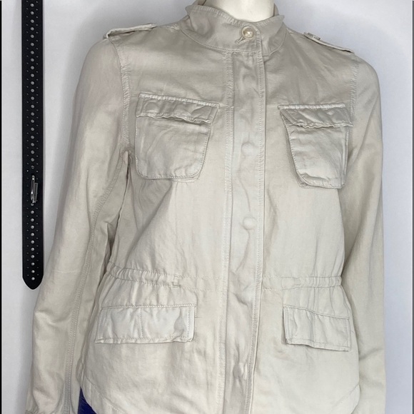NWT Loft Linen Blend Lightweight Jacket Sz Small - Picture 2 of 11